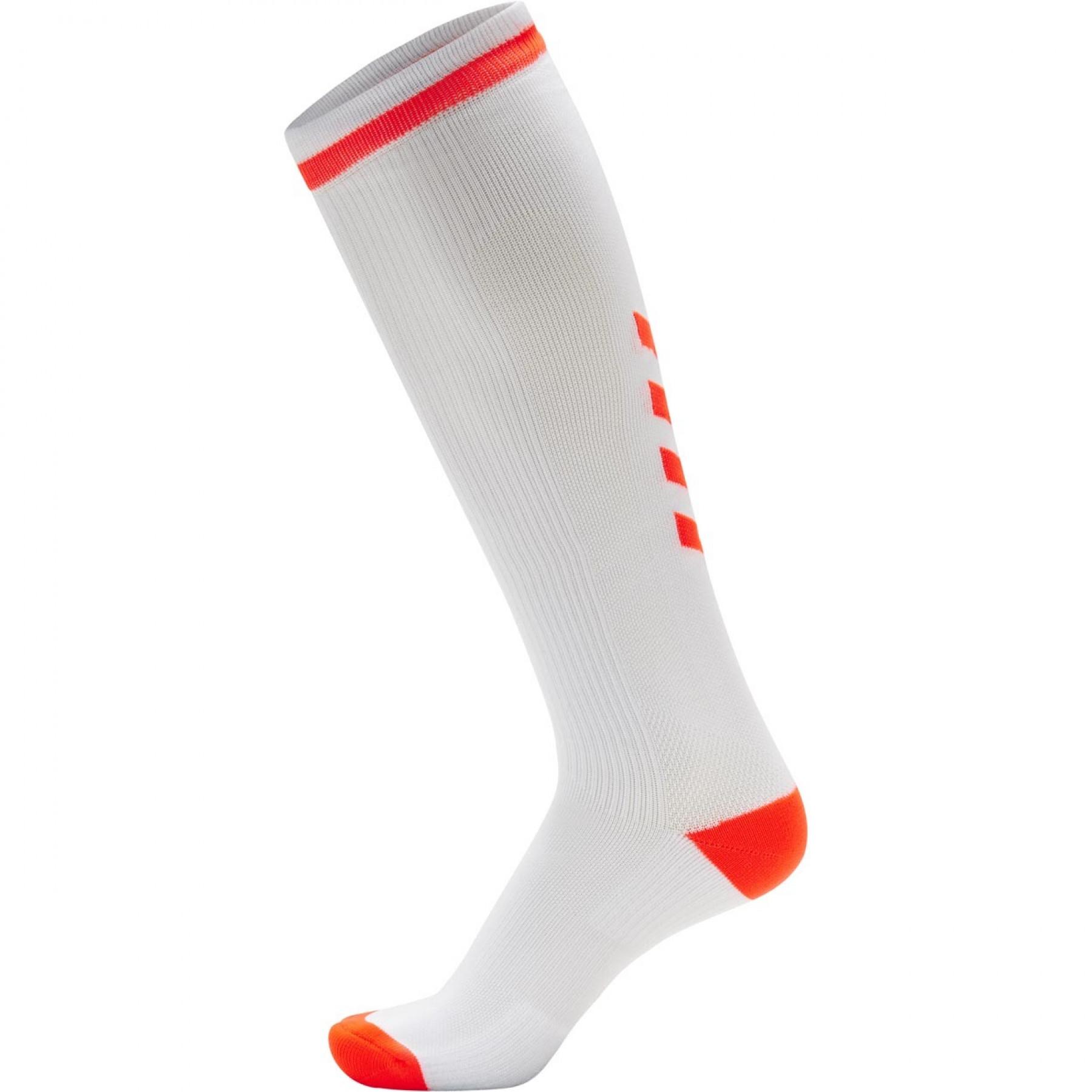Conjunto de 3 pares de meias coloridas claras Hummel Elite Indoor high