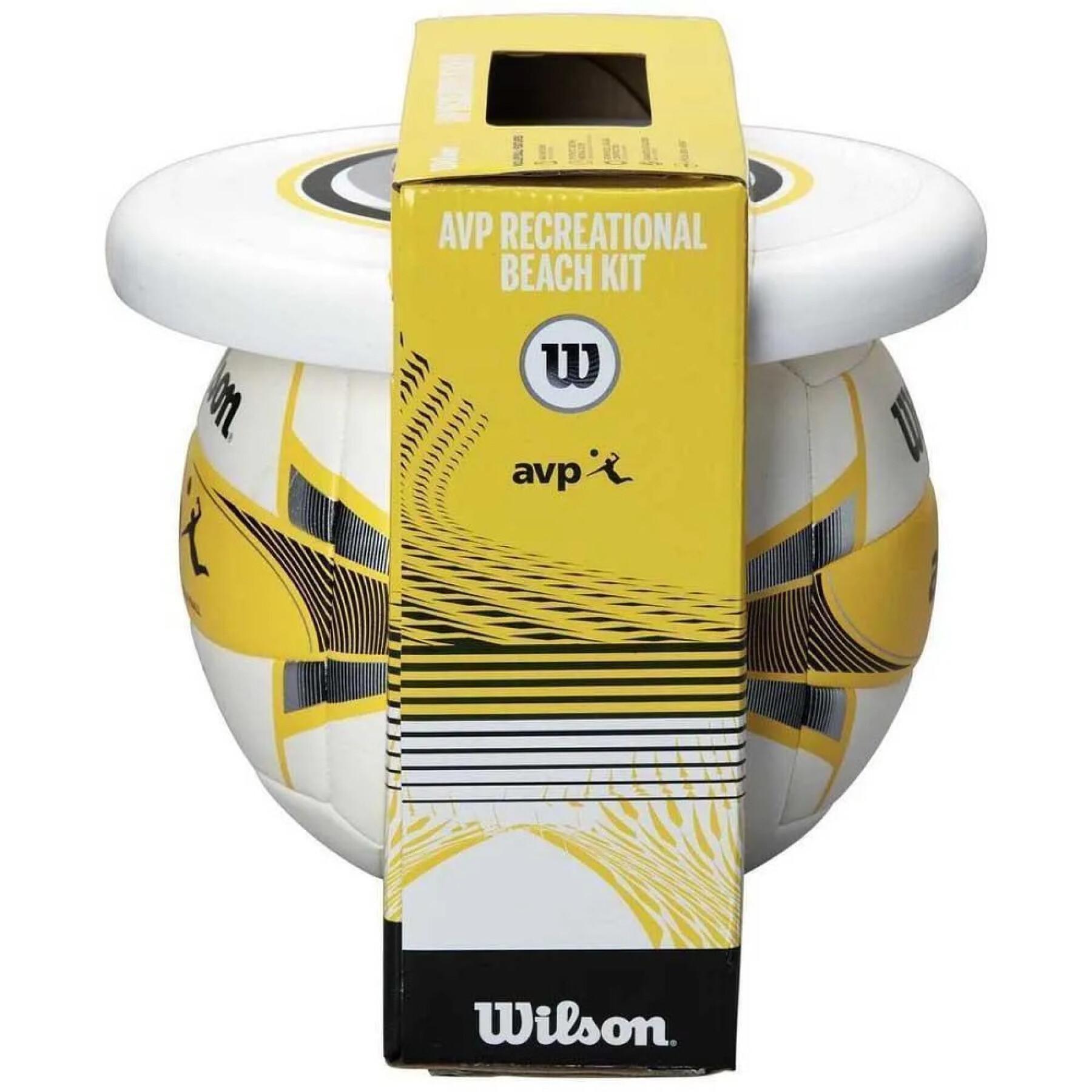 Kit de voleibol de praia Wilson AVP (Ballon + Disque)