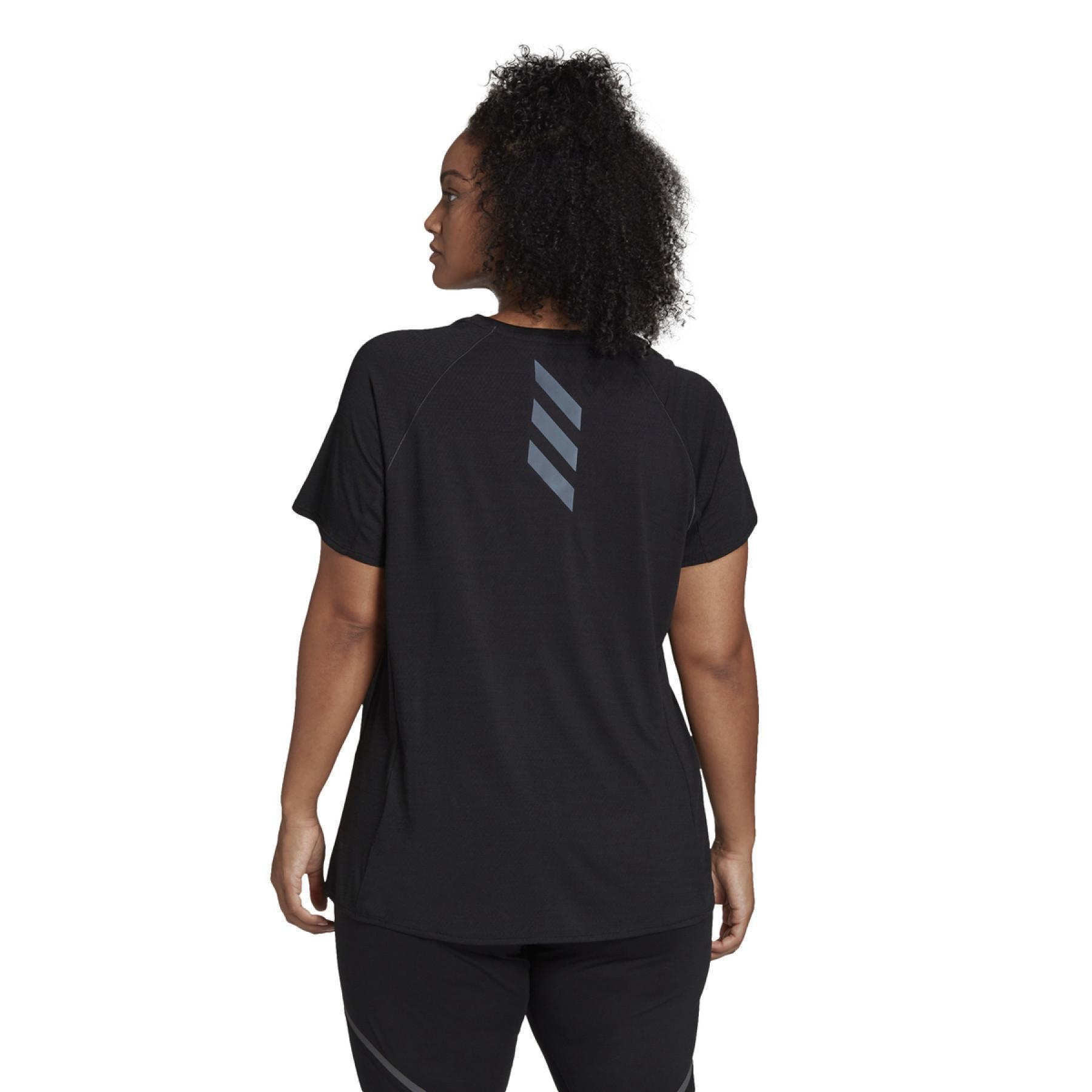 Camiseta feminina adidas Runner Grande Taille