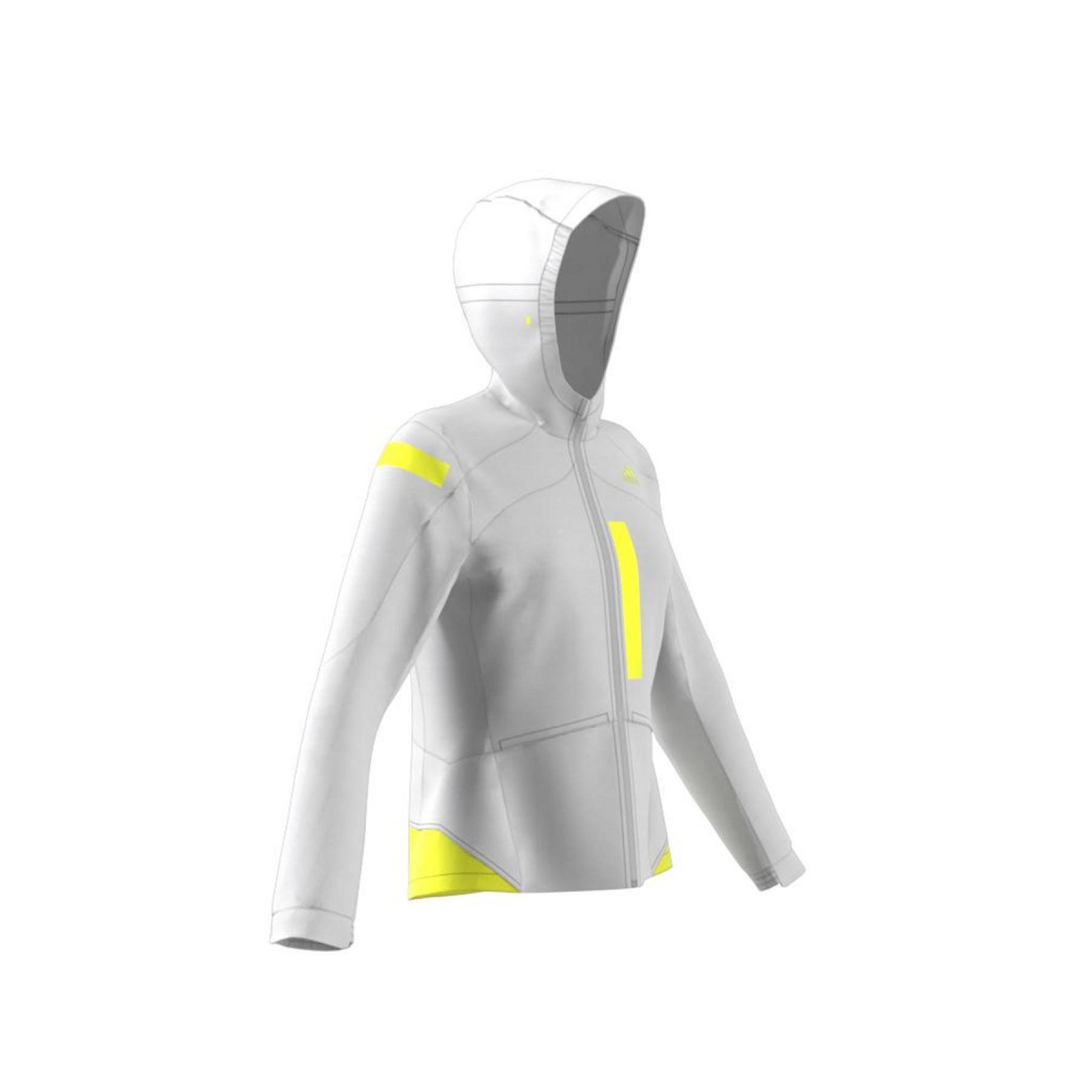 Jaqueta de mulher adidas Marathon Translucent