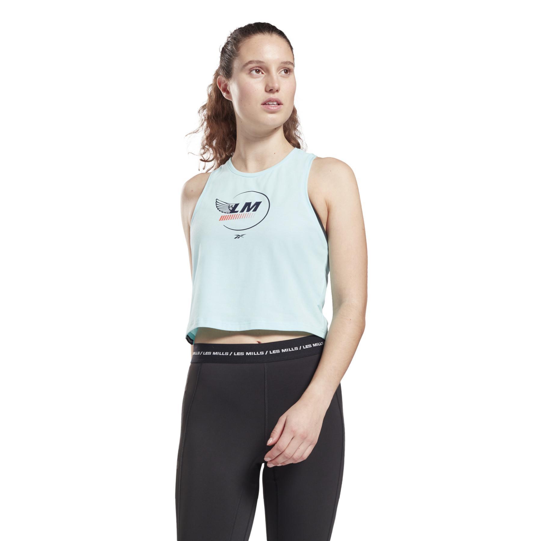 Camiseta feminina Reebok Les Mills® Cropped Tank Top