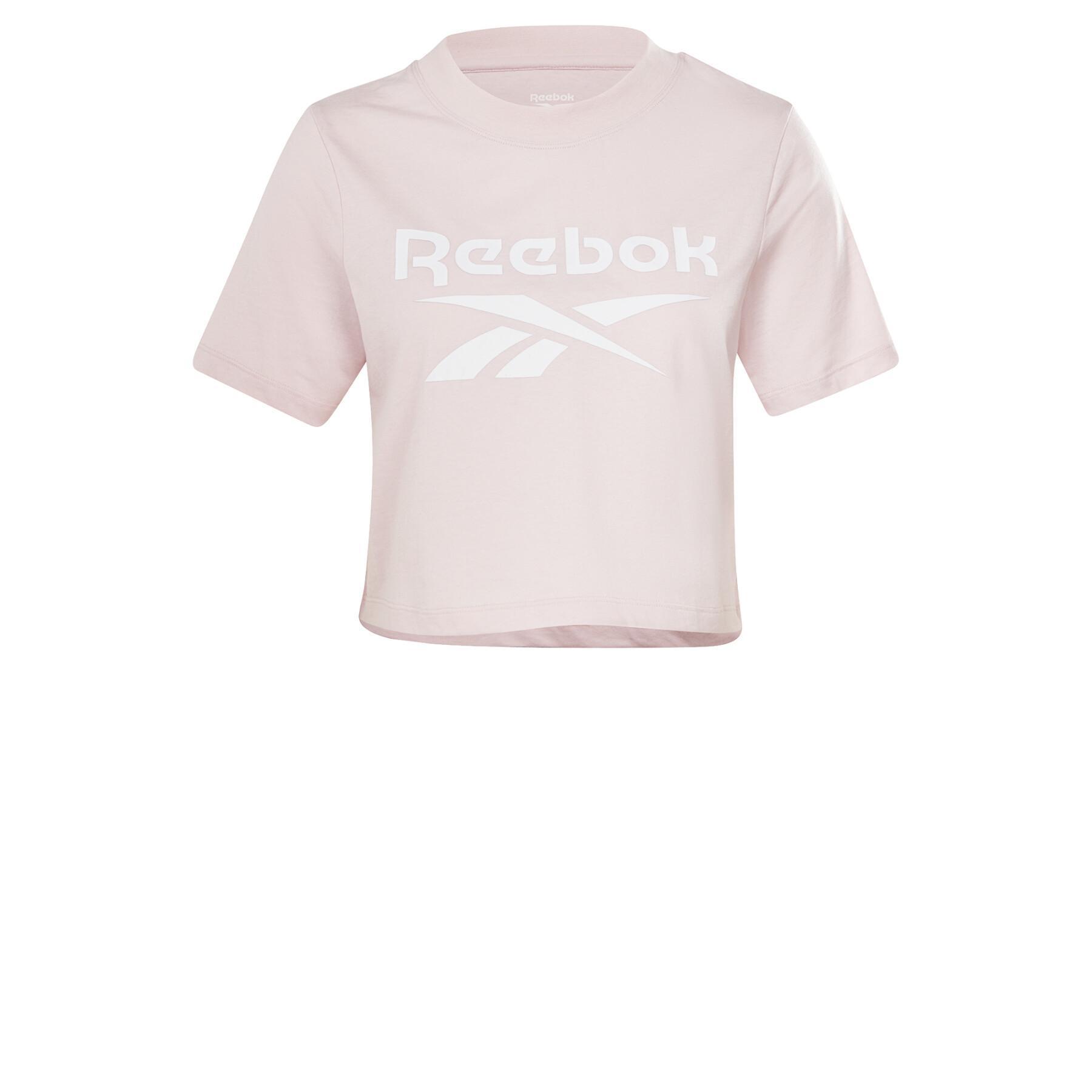 T-shirt mulher Reebok crop Identity