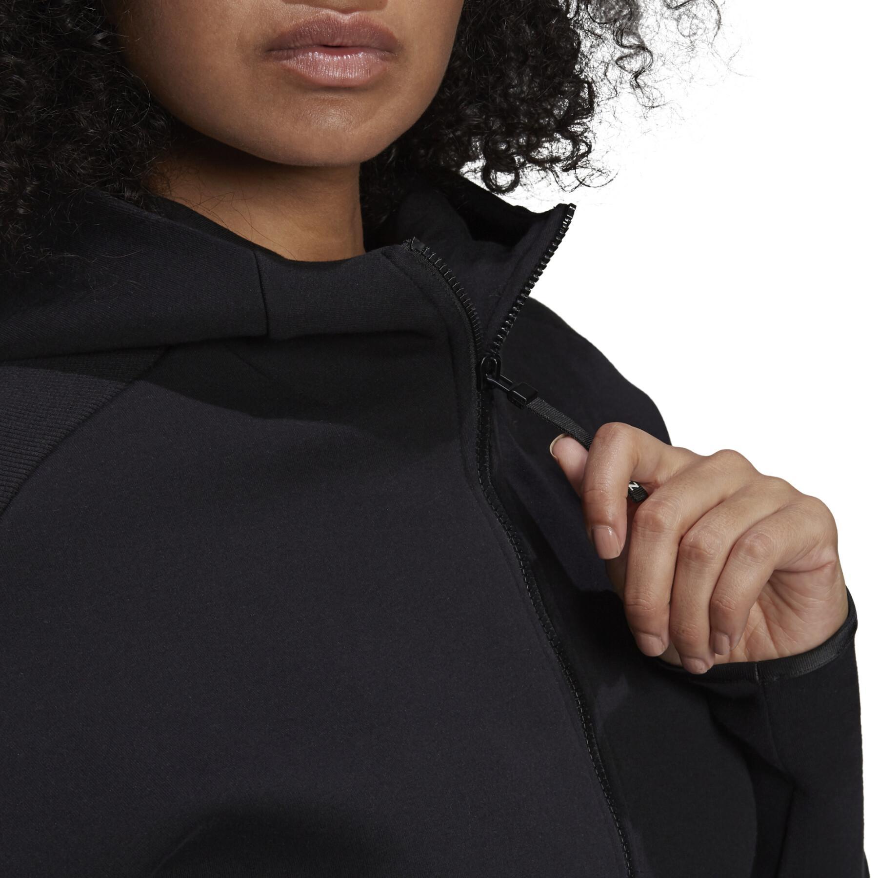 Jaqueta de tamanho grande para mulheres adidas Z.N.E. Sportswear
