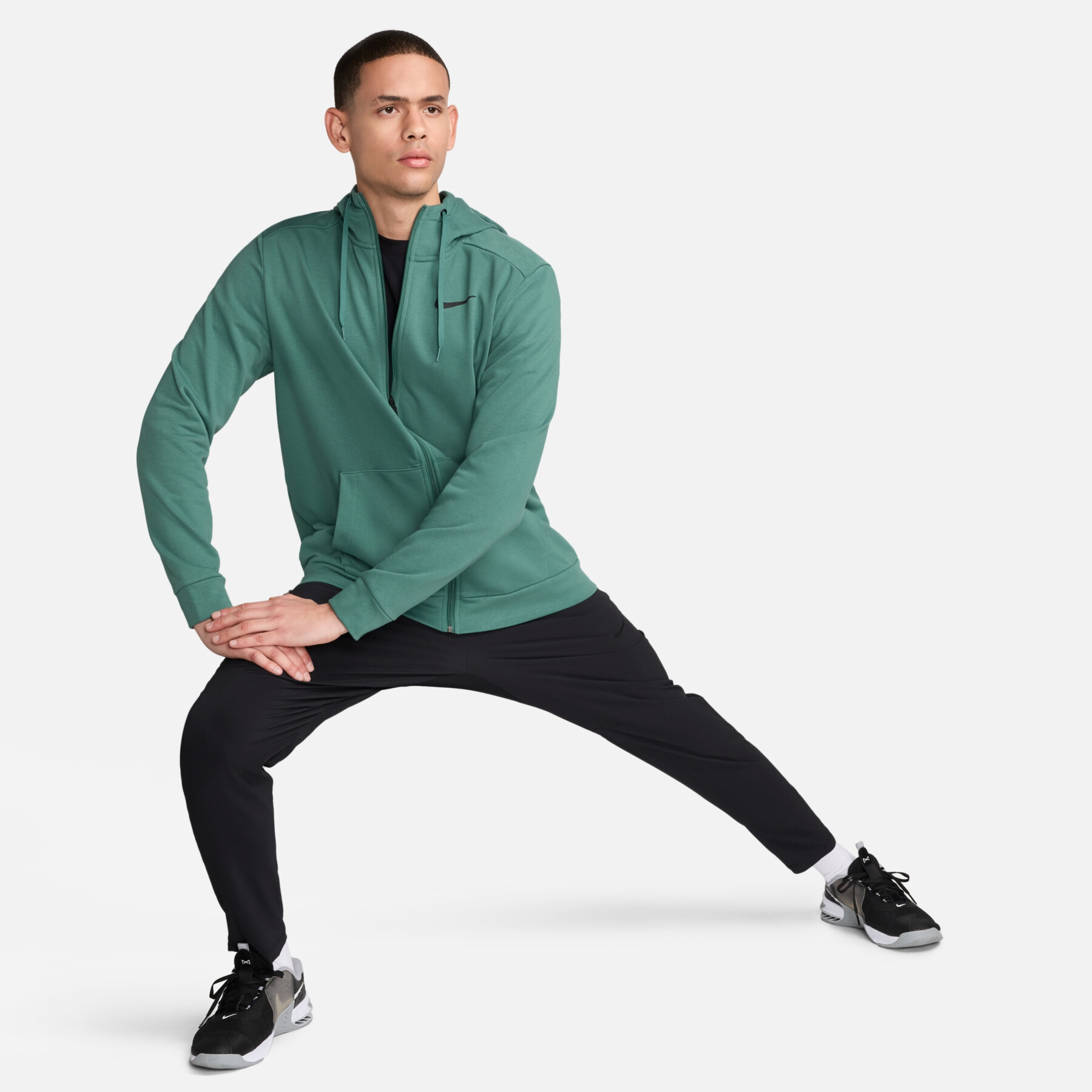 Sweatshirt com capuz e fecho de correr Nike Dri-FIT