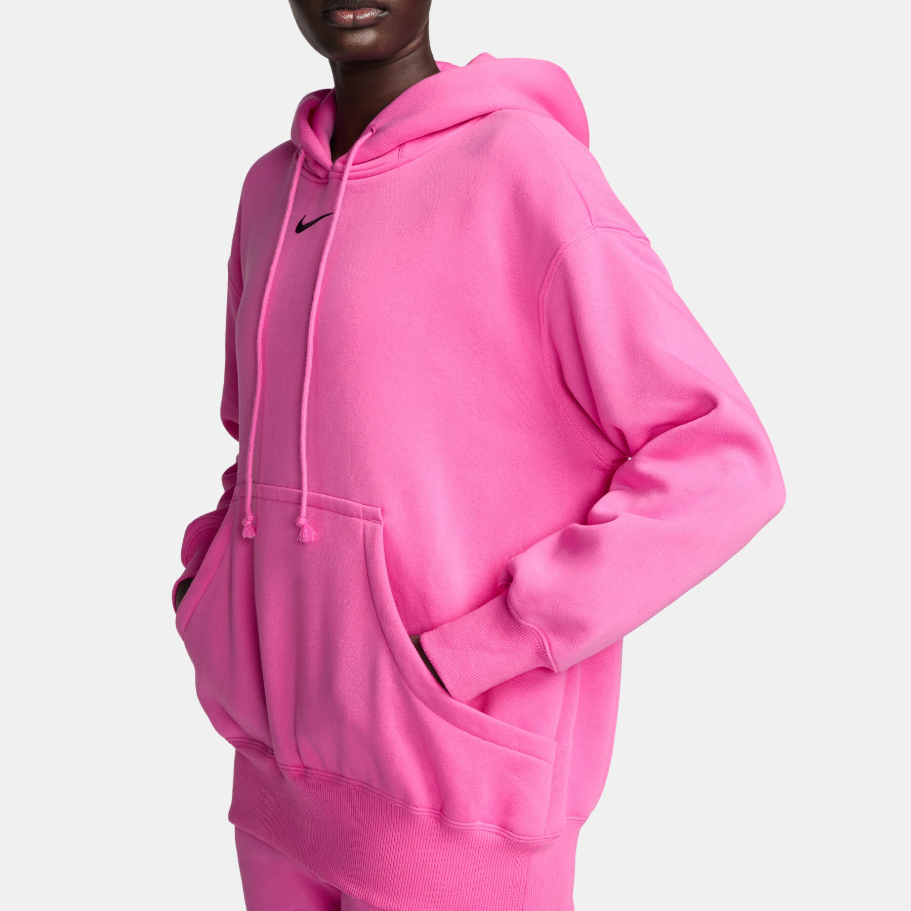 Sweatshirt com capuz de grandes dimensões para mulher Nike Phoenix Fleece
