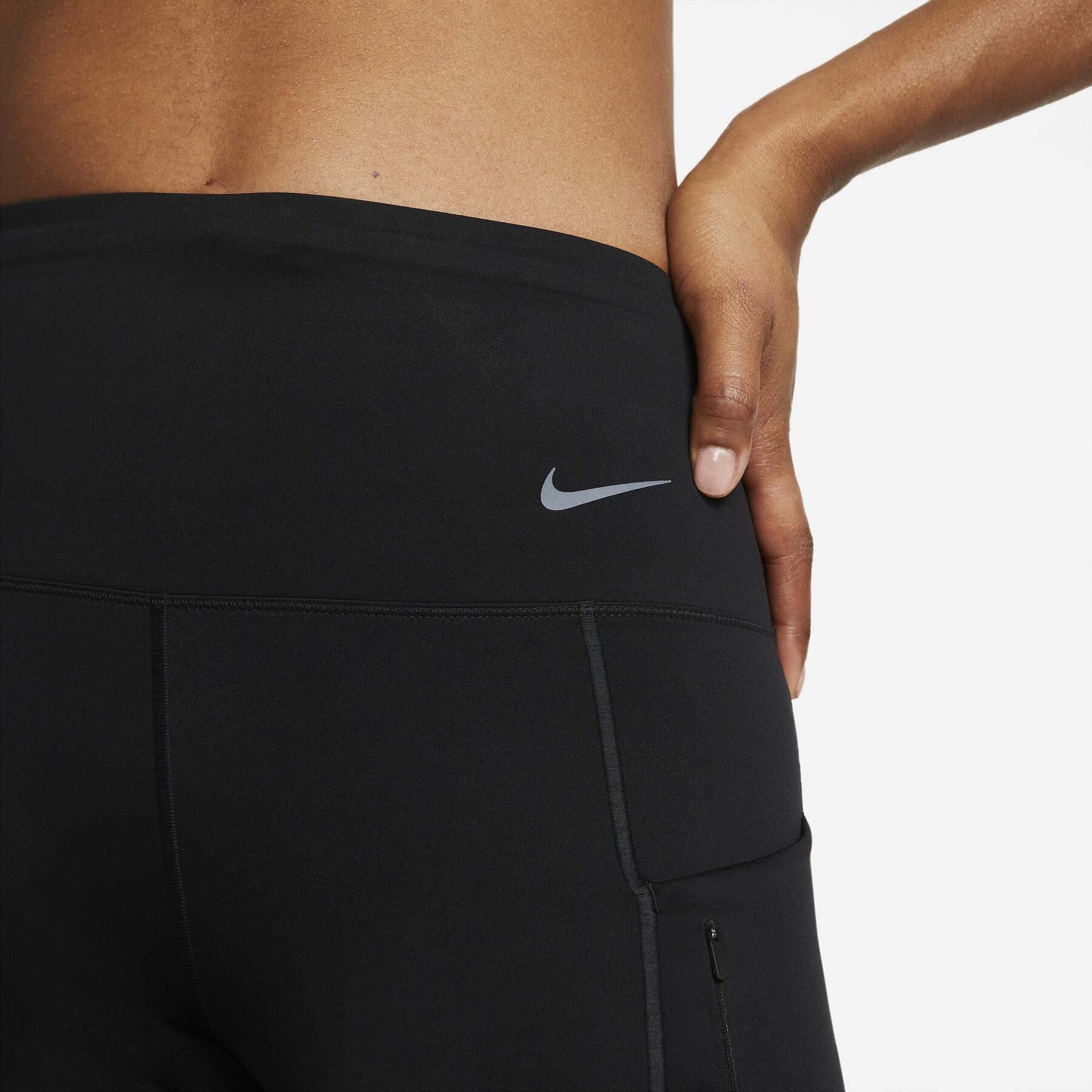 Calções de cintura alta para mulheres Nike Dri-FIT Go 8 "