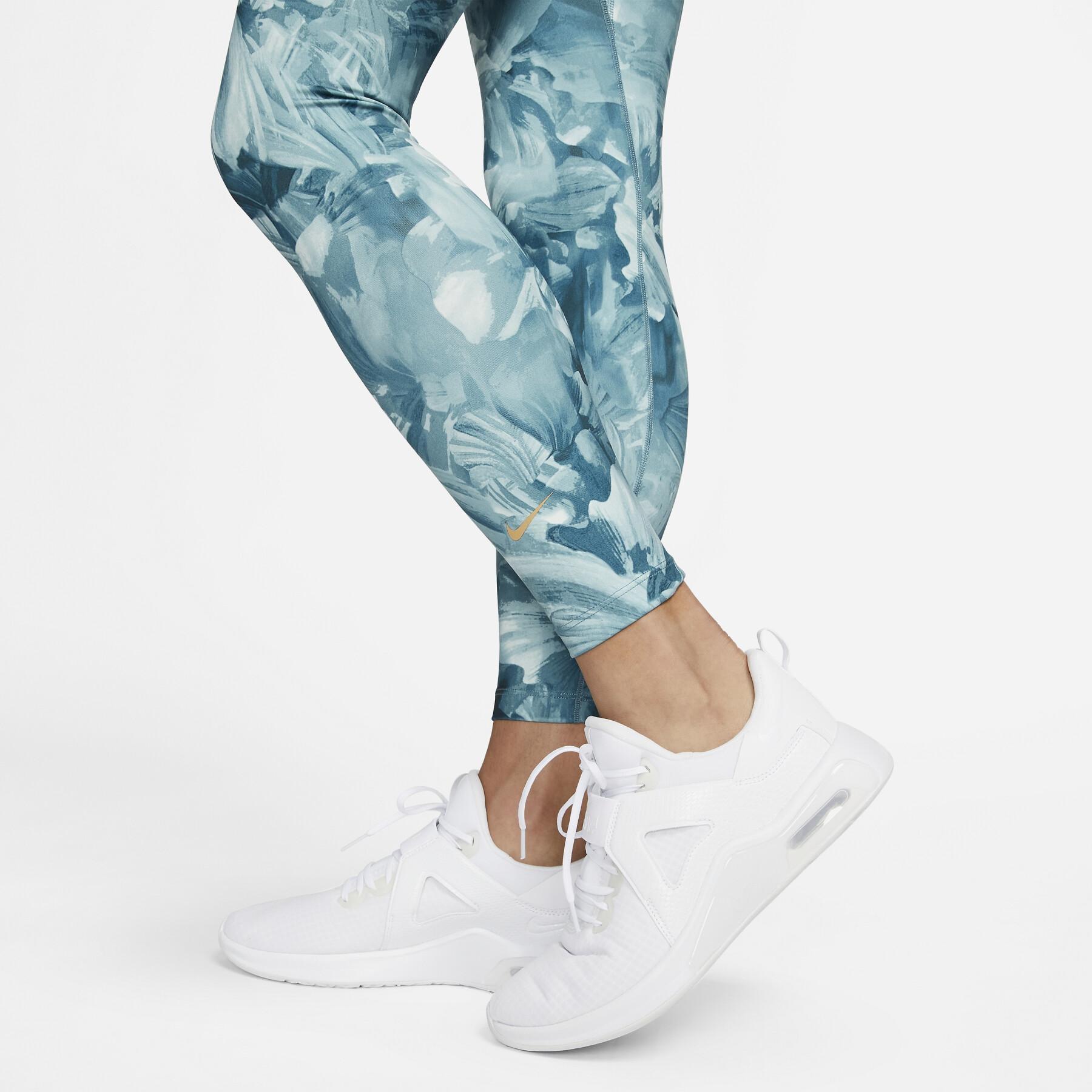 Legging 7/8 mulher Nike One Dri-Fit HR AOP
