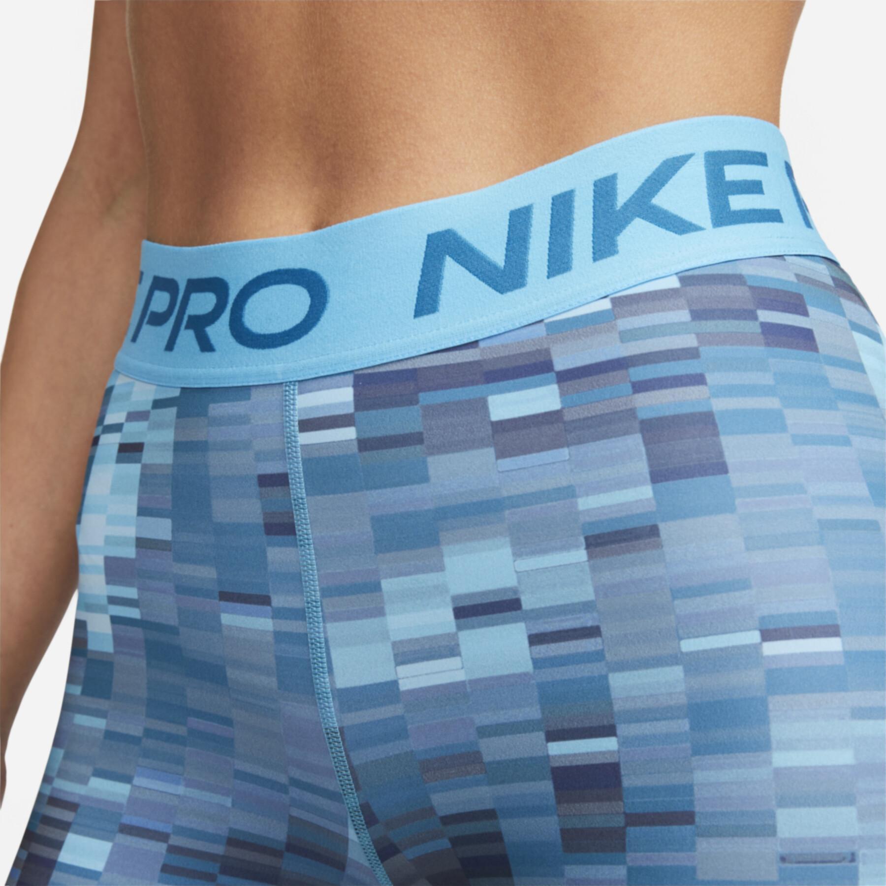Legging 7/8 mulher Nike Pro Dri-Fit MR AOP