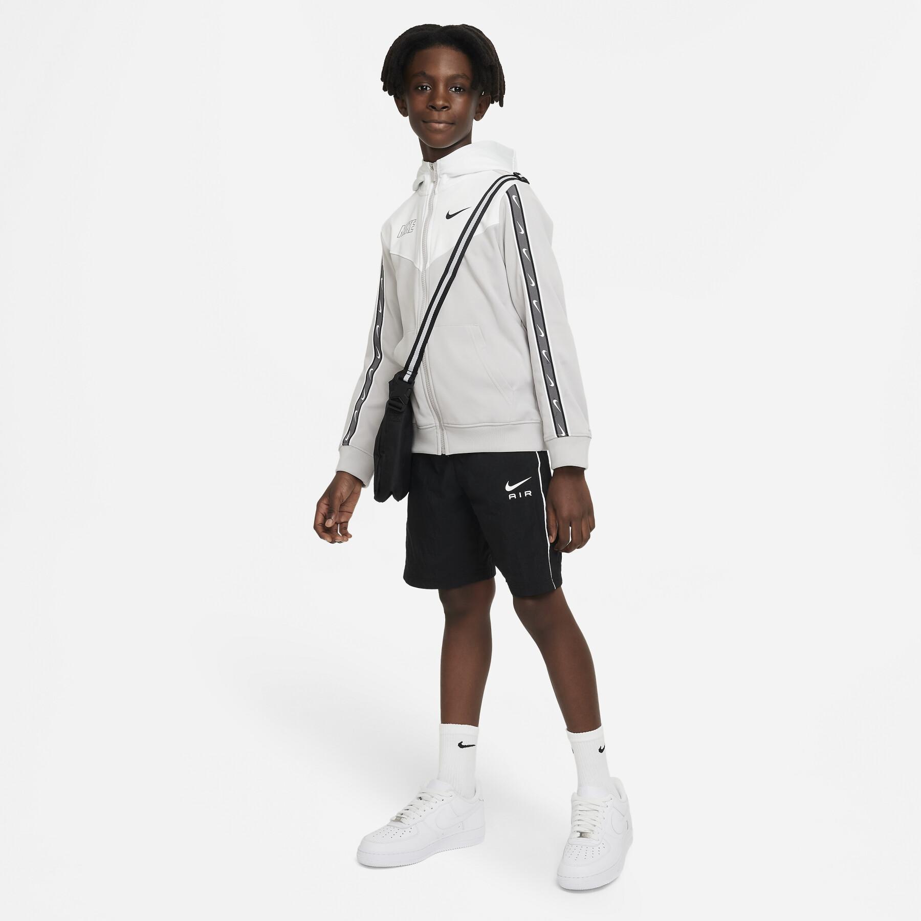 Sweatshirt capuz com fecho éclair para crianças Nike Repeat Polyknit