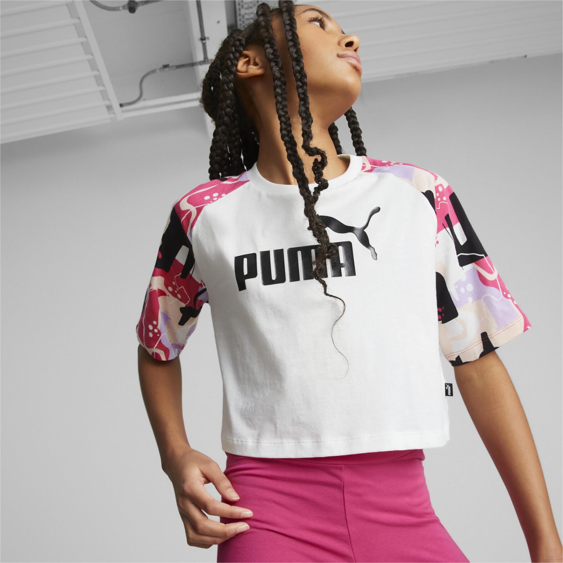 T-shirt de rapariga Puma Ess+ Street Art Aop