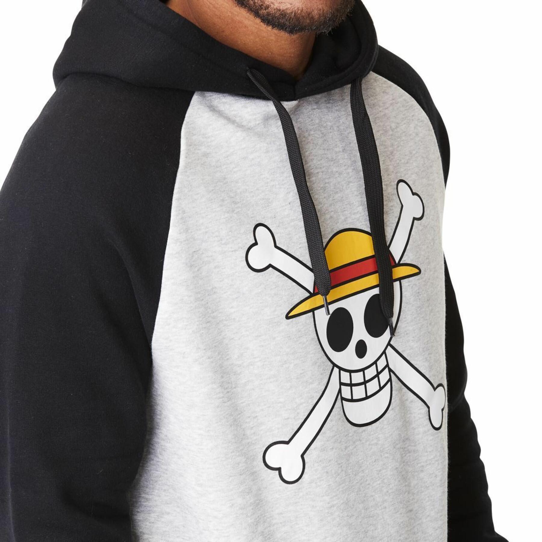 Camisola com capuz Capslab One Piece Skull