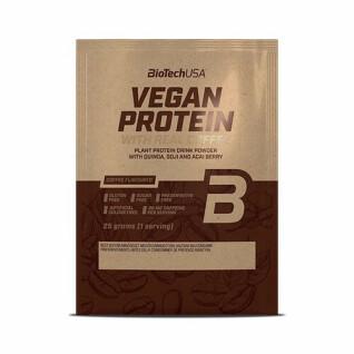 50 pacotes de proteína vegan Biotech USA - Café - 30g