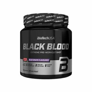 Pacote de 50 booster packs Biotech USA black blood caf + - Myrtille - 10g