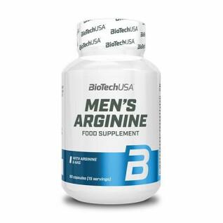 Embalagem de 12 potes de vitamina arginina Biotech USA - 90 Gélul