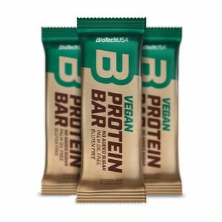 Pacote de 20 caixas de salgadinhos Biotech USA vegan bar - Chocolate