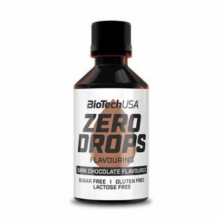 Pacote de 10 tubos de snacks Biotech USA zero drops - Chocolate - 50ml