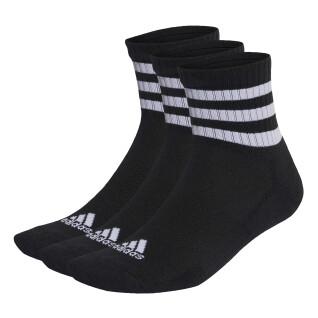 Conjunto de 3 pares de meias de joelho adidas 3-Stripes Sportswear