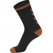 Conjunto de 3 pares de meias escuras Hummel Elite Indoor Low (coloris au choix)
