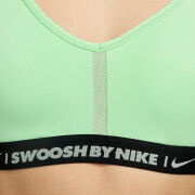 Soutien acolchoado para mulher com ligeiro apoio no decote em V Nike Dri-FIT Indy